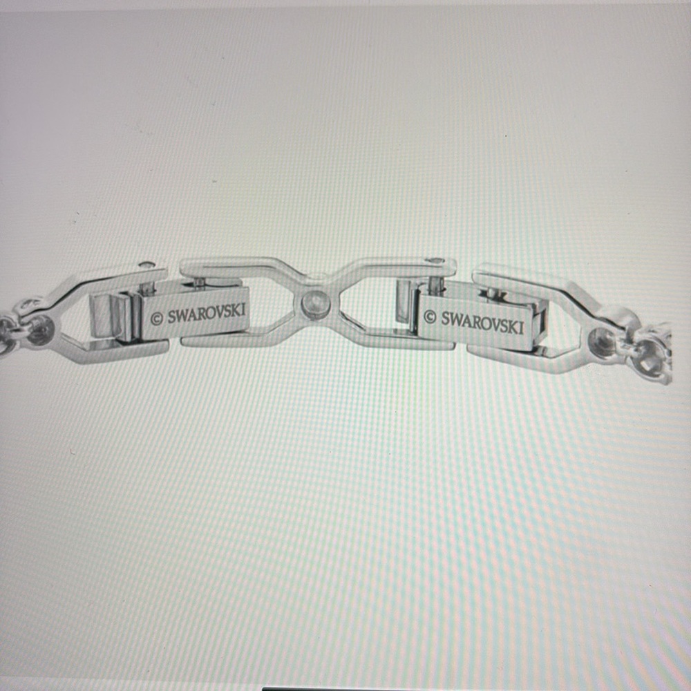 NWT Authentic Stamped Swarovski Imber Emily White Crystals Tennis Bracelet - Picture 12 of 14